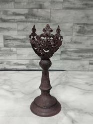 LOT.20 » 1800'ler Antika Osmanlı Dönem Kilise İşi Mumluk - Şamdan