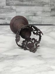 1800'ler Antika Osmanlı Dönem Kilise İşi Mumluk - Şamdan