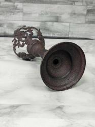 1800'ler Antika Osmanlı Dönem Kilise İşi Mumluk - Şamdan