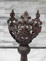 1800'ler Antika Osmanlı Dönem Kilise İşi Mumluk - Şamdan