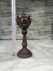 1800'ler Antika Osmanlı Dönem Kilise İşi Mumluk - Şamdan