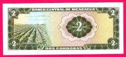 Nicaragua 2 Cordobas P-121 (1972) UNC (TK 17 704) ÇİL