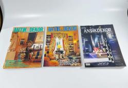 Antik Dekor Dergi - 3 Adet - Temiz Dergiler -