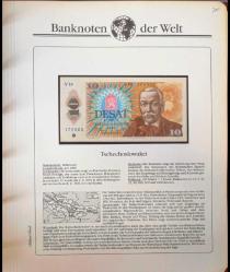 Çekoslovakya 10 korun 1980 Çil / Föyünde