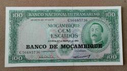LOT.15 » 1961 YILI  MOZAMBİK 100 ESCUDOS HİÇ KULLANILMAMIŞ