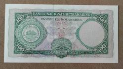 1961 YILI  MOZAMBİK 100 ESCUDOS HİÇ KULLANILMAMIŞ