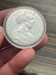 AVUSTURYA İMPARATORLUĞU MARİA THERESA 1 THALER 1780 GÜMÜŞ
