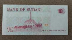 1993 YILI SUDAN  10 DİNAR HİÇ KULLANILMAMIŞ