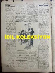 Osmanlıca Akbaba Mizah Dergisi-Gazetesi, Orijinal Dönem Basım, (Ottoman Magazine-Newspaper) - 10 Mart 1924 - Sayı: 132 - Rumi: 10 Mart 1340 - Hicri: 4 Şaban 1342 - Karikatürist Ramiz Gökçe'nin Çalışması: 