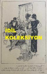 Osmanlıca Akbaba Mizah Dergisi-Gazetesi, Orijinal Dönem Basım, (Ottoman Magazine-Newspaper) - 10 Mart 1924 - Sayı: 132 - Rumi: 10 Mart 1340 - Hicri: 4 Şaban 1342 - Karikatürist Ramiz Gökçe'nin Çalışması: 