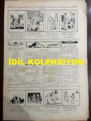 Osmanlıca Akbaba Mizah Dergisi-Gazetesi, Orijinal Dönem Basım, (Ottoman Magazine-Newspaper) - 27 Ekim 1924 - Sayı: 198 - Rumi: 27 Teşrin-i Evvel 1340 - Karikatürist Ramiz (Gökçe)'in Çalışması: 