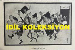 Osmanlıca Akbaba Mizah Dergisi-Gazetesi, Orijinal Dönem Basım, (Ottoman Magazine-Newspaper) - 27 Ekim 1924 - Sayı: 198 - Rumi: 27 Teşrin-i Evvel 1340 - Karikatürist Ramiz (Gökçe)'in Çalışması: 