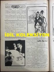 Osmanlıca Akbaba Mizah Dergisi-Gazetesi, Orijinal Dönem Basım, (Ottoman Magazine-Newspaper) - 7 Ağustos 1924 - Sayı: 175 - Rumi: 7 Ağustos 1340 - Karikatürist Ramiz Gökçe'nin Çalışması: Gazetelerden: Dahiliye Vekili Recep (Peker) Bey Haydar Paşa İstasyonu'nda İstikbale Gelen Hamallara: Sizi Asri Hamal Yapacağız! Demişlerdir - Laklakiyat: Yine Turşucu Cemal!..Şehzade Karakolunu, Turşu Kavanozuna Çeviren Meşhur Masist Cemal Efendi, Bu Sefer de Moda Gazinosunda Görünmüş.. - Sazdan Sözden: Asri Şarkı, Yusuf Ziya (Ortaç) - Nesr-i Kadim: Rüya-yı Saliha, Muharriri: Evliya-yı Cedid - Cemal Nadir Güler'in Karikatürü: Meclis-i Umum-ı Belediye İctimalarında Hayli Ter Döktükten Sonra Şehremininin Emanet Memurlarına Tavsiyesi - Cemal Nadir Güler'in Karikatürü: Turşucu Cemal Moda'ya Gitmiş mi, Gitmemiş mi? - Ecnebi Karikatürleri