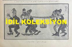 Osmanlıca Akbaba Mizah Dergisi-Gazetesi, Orijinal Dönem Basım, (Ottoman Magazine-Newspaper) - 7 Ağustos 1924 - Sayı: 175 - Rumi: 7 Ağustos 1340 - Karikatürist Ramiz Gökçe'nin Çalışması: Gazetelerden: Dahiliye Vekili Recep (Peker) Bey Haydar Paşa İstasyonu'nda İstikbale Gelen Hamallara: Sizi Asri Hamal Yapacağız! Demişlerdir - Laklakiyat: Yine Turşucu Cemal!..Şehzade Karakolunu, Turşu Kavanozuna Çeviren Meşhur Masist Cemal Efendi, Bu Sefer de Moda Gazinosunda Görünmüş.. - Sazdan Sözden: Asri Şarkı, Yusuf Ziya (Ortaç) - Nesr-i Kadim: Rüya-yı Saliha, Muharriri: Evliya-yı Cedid - Cemal Nadir Güler'in Karikatürü: Meclis-i Umum-ı Belediye İctimalarında Hayli Ter Döktükten Sonra Şehremininin Emanet Memurlarına Tavsiyesi - Cemal Nadir Güler'in Karikatürü: Turşucu Cemal Moda'ya Gitmiş mi, Gitmemiş mi? - Ecnebi Karikatürleri
