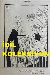 Osmanlıca Akbaba Mizah Dergisi-Gazetesi, Orijinal Dönem Basım, (Ottoman Magazine-Newspaper) - 7 Ağustos 1924 - Sayı: 175 - Rumi: 7 Ağustos 1340 - Karikatürist Ramiz Gökçe'nin Çalışması: Gazetelerden: Dahiliye Vekili Recep (Peker) Bey Haydar Paşa İstasyonu'nda İstikbale Gelen Hamallara: Sizi Asri Hamal Yapacağız! Demişlerdir - Laklakiyat: Yine Turşucu Cemal!..Şehzade Karakolunu, Turşu Kavanozuna Çeviren Meşhur Masist Cemal Efendi, Bu Sefer de Moda Gazinosunda Görünmüş.. - Sazdan Sözden: Asri Şarkı, Yusuf Ziya (Ortaç) - Nesr-i Kadim: Rüya-yı Saliha, Muharriri: Evliya-yı Cedid - Cemal Nadir Güler'in Karikatürü: Meclis-i Umum-ı Belediye İctimalarında Hayli Ter Döktükten Sonra Şehremininin Emanet Memurlarına Tavsiyesi - Cemal Nadir Güler'in Karikatürü: Turşucu Cemal Moda'ya Gitmiş mi, Gitmemiş mi? - Ecnebi Karikatürleri