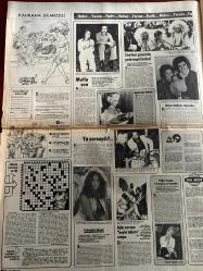 HAFTA SONU GAZETESİ DOĞUM GÜNÜ HEDİYESİ  ( Turkish Newspaper ) - 12 AĞUSTOS 1977 -TAM TAKIM 12 SAYFADIR -Türkan Şoray-Nazan Şoray-Rüçhan Adlı-Seyfet Adlı-Bahar Erdeniz-Sevda Karaca-Seher Şeniz-İskender Doğan-Ayşe Doğan-Bayram Doğan-Bülent Ersoy-Fahrettin Aslan-Elif Pektaş-Ekber Berk-Naşi Nadi-Meral Kuyucu-Naciye Nadi-Meral Kuyucu-Sümer Günay-Hale Soygazi-Ahmet Özhan-Nükhet Duru-Seher Dilgimen-Prens Charles-Prenses Diana-Gönül Yazar-Cüneyt Göksu-Zeki Müren-Taner Şener-Roger Vadim-Brigitte Bardot-Annette Stroyberg-Catherine Deneuve-Jane Fonda-Catherine Schneider-Asu Maralman-Seyyal Taner-Turan Güneş-Naim Alkan-Burhan B.-Bülent Kınay-“Bu iş bitecek”-Kaynanagelin yanyana-Kördüğümün çözümü Rüçhan Adlı’ya kaldı-Bahar Erdeniz’in Kumburgaz’daki esrarengiz dayısı-Milyoner sevgiliden kala kala bu kaldı!-İşte Seher Şeniz’i intihara sürükleyen adam!-Gelin hanımın kokusu çıktı!-11 Ağustos 1977 bugün artık özgürüm-O gün hepsinde bir eksik vardı-“Yüzemiyorum çünkü huylanıyorum”-Tadıya bağlanan baskın