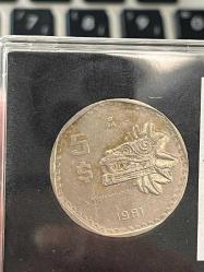 MEKSİKA 1981 YILI 5 PESO