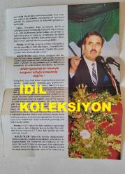 ANAVATAN PARTİSİ'NİN (ANAP) KURUCULARINDAN, GÜMRÜKTEN SORUMLU ESKİ DEVLET BAKANI MEHMET KEÇECİLER'İN DERGİDEN ÇIKMA FOTOĞRAFLI RÖPORTAJ SAYFALARI (3 YAPRAK. 5 SAYFASI RÖPORTAJ) - 27 x 20 cm EBADINDA