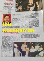 ANAVATAN PARTİSİ'NİN (ANAP) KURUCULARINDAN, GÜMRÜKTEN SORUMLU ESKİ DEVLET BAKANI MEHMET KEÇECİLER'İN DERGİDEN ÇIKMA FOTOĞRAFLI RÖPORTAJ SAYFALARI (3 YAPRAK. 5 SAYFASI RÖPORTAJ) - 27 x 20 cm EBADINDA