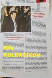 ANAVATAN PARTİSİ'NİN (ANAP) KURUCULARINDAN, GÜMRÜKTEN SORUMLU ESKİ DEVLET BAKANI MEHMET KEÇECİLER'İN DERGİDEN ÇIKMA FOTOĞRAFLI RÖPORTAJ SAYFALARI (3 YAPRAK. 5 SAYFASI RÖPORTAJ) - 27 x 20 cm EBADINDA