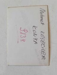 ANAVATAN PARTİSİ'NİN (ANAP) KURUCULARINDAN, GÜMRÜKTEN SORUMLU ESKİ DEVLET BAKANI MEHMET KEÇECİLER'İN ORİJİNAL VESİKALIK FOTOĞRAFI - 6,5 x 4,5 cm EBADINDA