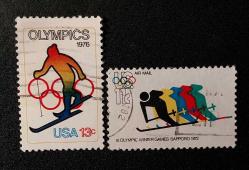 ABD Kış Olimpiyatları Pullar