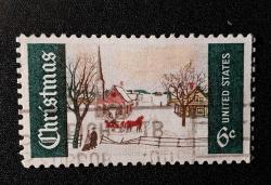 ABD  CHİRSTMEST PUL