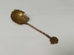 LOT.19 » Antika Osmanlı Dönem 800 Ayar Damgalı Altın Vermeyli Gümüş Kaşık