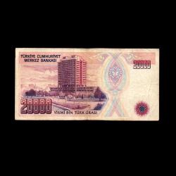 TÜRKİYE (1988) - 20.000 Lira (T-ÇT 6,5/10)