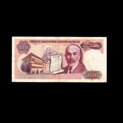 TÜRKİYE (1983) - 100 Lira (ÇT 7,0/10)