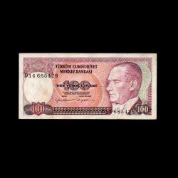 TÜRKİYE (1984) - 100 Lira (ÇT 7,0/10)