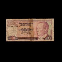 TÜRKİYE (1984) - 100 Lira (Haliyle 5,0/10)