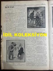 Osmanlıca Akbaba Mizah Dergisi-Gazetesi, Orijinal Dönem Basım, (Ottoman Magazine-Newspaper) - 28 Ağustos 1924 - Sayı: 181 - Rumi: 28 Ağustos 1340 - Karikatür: Dumlupınar Zaferi Tes'id Edilirken 