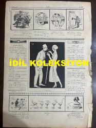 Osmanlıca Akbaba Mizah Dergisi-Gazetesi, Orijinal Dönem Basım, (Ottoman Magazine-Newspaper) - 28 Ağustos 1924 - Sayı: 181 - Rumi: 28 Ağustos 1340 - Karikatür: Dumlupınar Zaferi Tes'id Edilirken 