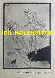 Osmanlıca Akbaba Mizah Dergisi-Gazetesi, Orijinal Dönem Basım, (Ottoman Magazine-Newspaper) - 28 Ağustos 1924 - Sayı: 181 - Rumi: 28 Ağustos 1340 - Karikatür: Dumlupınar Zaferi Tes'id Edilirken 