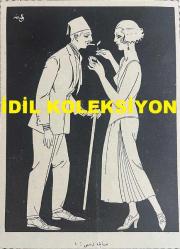 Osmanlıca Akbaba Mizah Dergisi-Gazetesi, Orijinal Dönem Basım, (Ottoman Magazine-Newspaper) - 28 Ağustos 1924 - Sayı: 181 - Rumi: 28 Ağustos 1340 - Karikatür: Dumlupınar Zaferi Tes'id Edilirken 