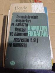 OSMANLI DEVRİNİN MEŞHURLARI VE RAMAZAN BEKTAŞİ VE RAMAZAN NASREDDİN HOCA VE RAMAZAN RAMAZAN FIKRALARI