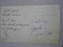 '' İzmit , Kemal Ertan .... '' notlu Siyah Beyaz Askerlik FOTOĞRAFI ( 9/14 cm. )