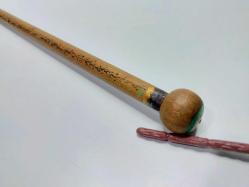 Antika Ahşap Kuran Okuma Çubuğu - Üzeri Dua YAzılı Uzun Çubuk -  NADİR ÜRÜN