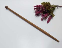 Antika Ahşap Kuran Okuma Çubuğu - Üzeri Dua YAzılı Uzun Çubuk -  NADİR ÜRÜN