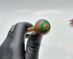 Antika Ahşap Kuran Okuma Çubuğu - Üzeri Dua YAzılı Uzun Çubuk -  NADİR ÜRÜN