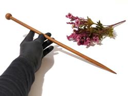 Antika Ahşap Kuran Okuma Çubuğu - Üzeri Dua Yazılı Uzun Çubuk -  NADİR ÜRÜN - Kuran - ı Kerim