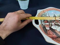 Eski Mevlana Tabak - Derin Kase Sunumluk - Semazen - Konya - Mevlana Temalı TaMELAMİN TABAK