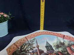 Eski Mevlana Tabak - Derin Kase Sunumluk - Semazen - Konya - Mevlana Temalı TaMELAMİN TABAK