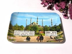 Eski Sultanahmet Camii Melamin Tabak - Kase Sunumluk - İstanbul Temalı MELAMİN TABAK