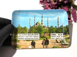 Eski Sultanahmet Camii Melamin Tabak - Kase Sunumluk - İstanbul Temalı MELAMİN TABAK