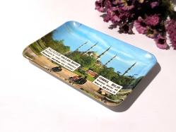 Eski Sultanahmet Camii Melamin Tabak - Kase Sunumluk - İstanbul Temalı MELAMİN TABAK