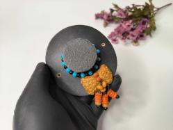 Eski Oyuncak Toka - Kadın Saç Tokası - Eski Oyuncak Bebek Parçası