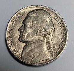 AMERİKA 1984 FIVE CENTS #2