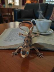 vintage gerçek görünümlü kertenkele figür oyuncak & 30 cm ''kuyruk dahil''